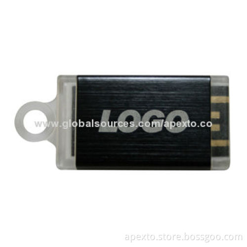 Mini USB Flash Drive, Customized Packaging Types/Logos Accepted, 256MB to 32GB
